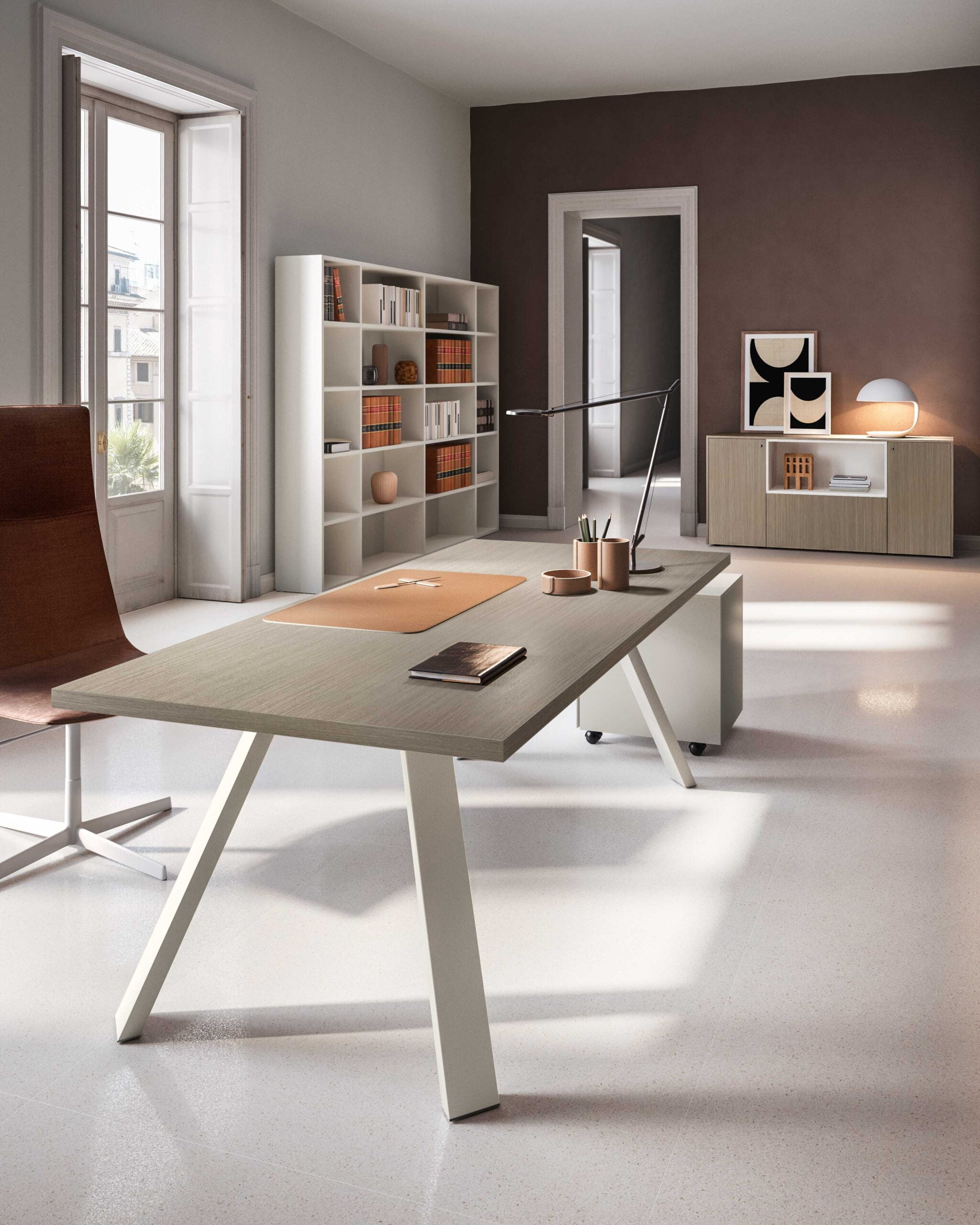 scrivania direzionale gamba k about office