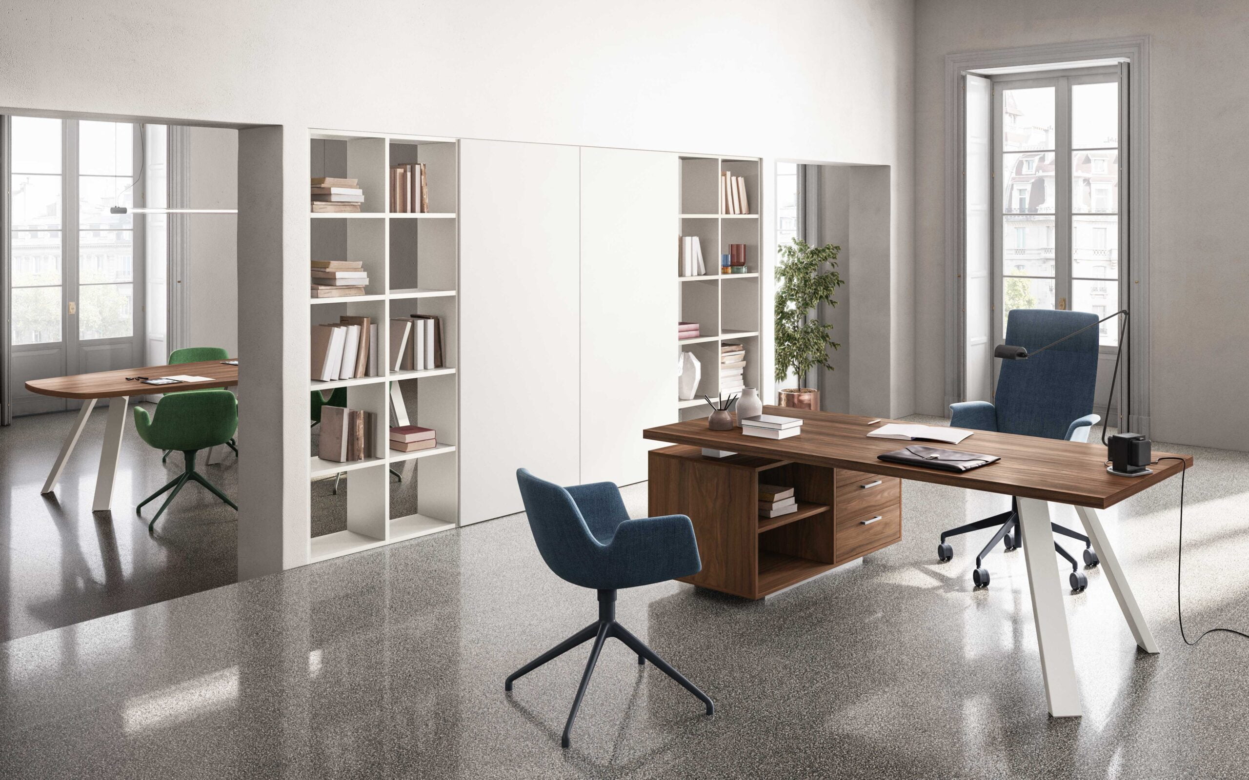 Scrivania direzionale - Funny Plus Gamba K - About Office - immagine 4