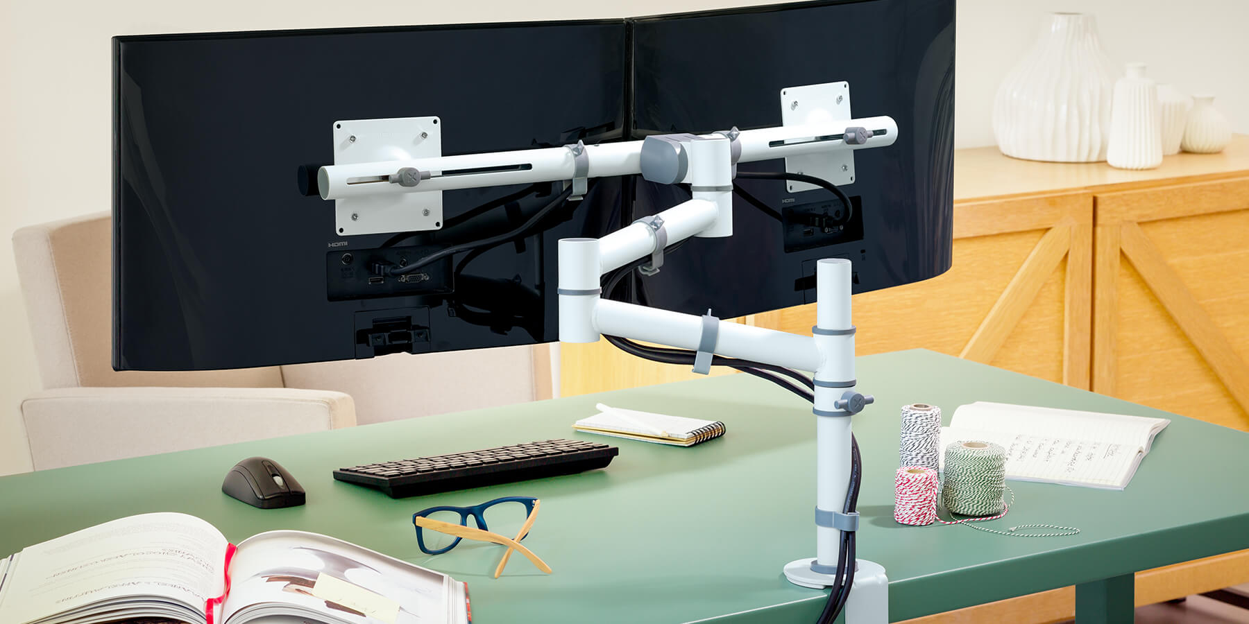 Bracci porta monitor Viewgo - Dataflex - immagine 4
