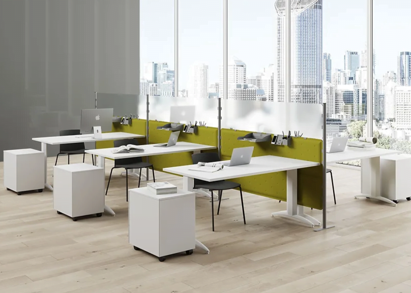 Pannelli acustici divisori Zen Privacy modalità pole - Steelbox - immagine 2