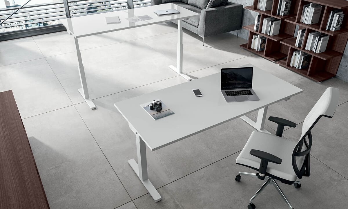 MOVE – postazioni operative flessibili (scrivania elevabile + tavoli ribaltabili) Compir / Flycom - immagine 4